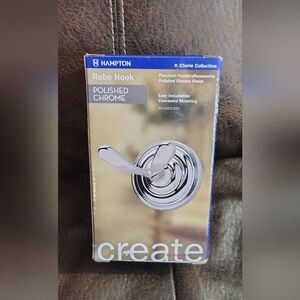 Robe Hook- Polished Chrome- Create By Hampton